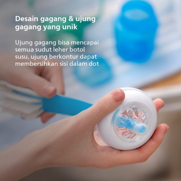 Philips Avent Bottle and Teat Brush / Sikat Botol Susu dan Dot Bayi - Image 4