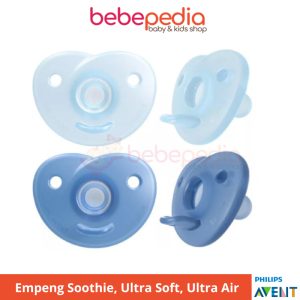 Philips Avent Heart Soothie, Ultra Soft, Ultra Air Empeng Bayi New Born 0-6 M / 6-8 M